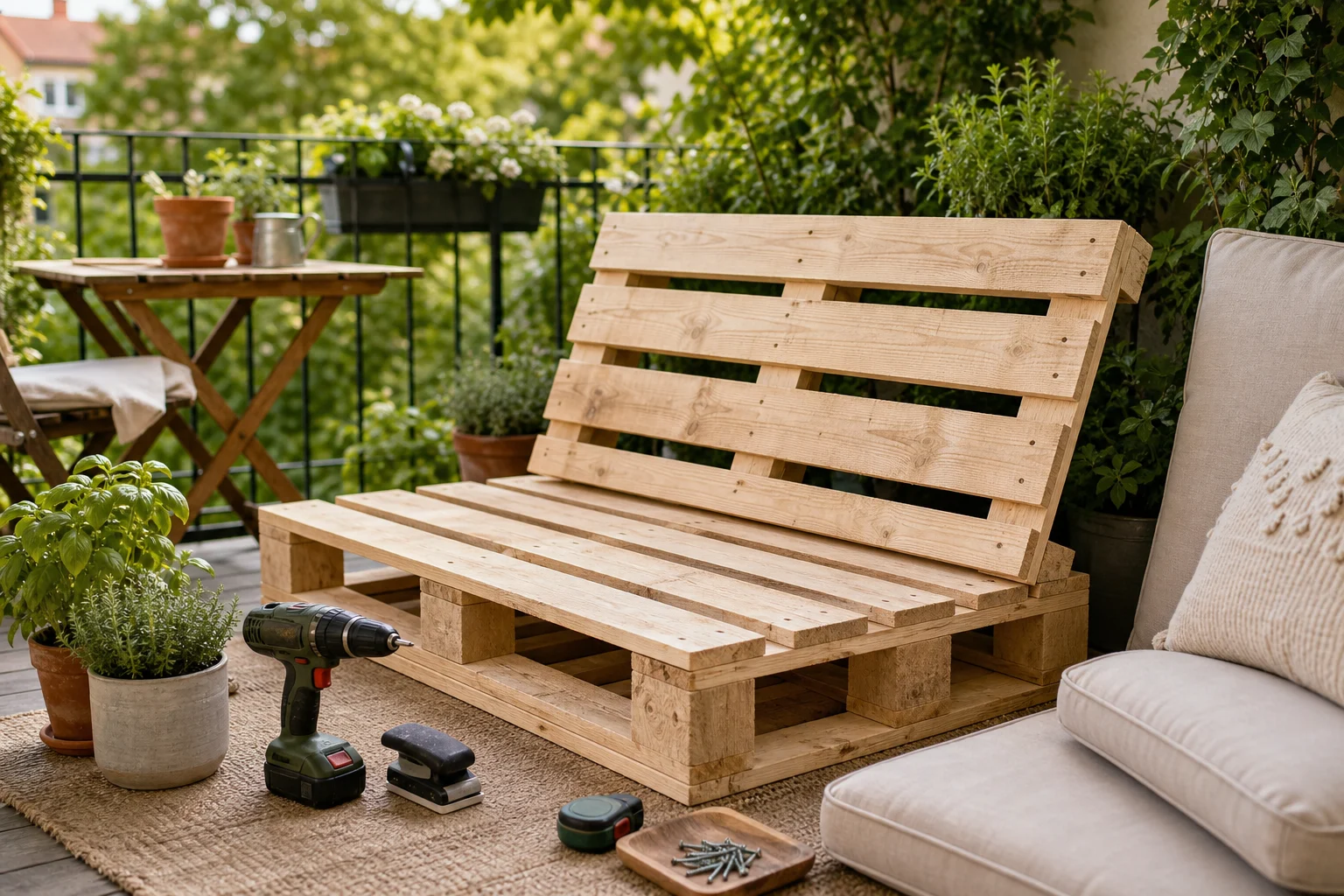 Palettenmöbel Garten Bauen Anleitung: Schritt-für-Schritt erklärt