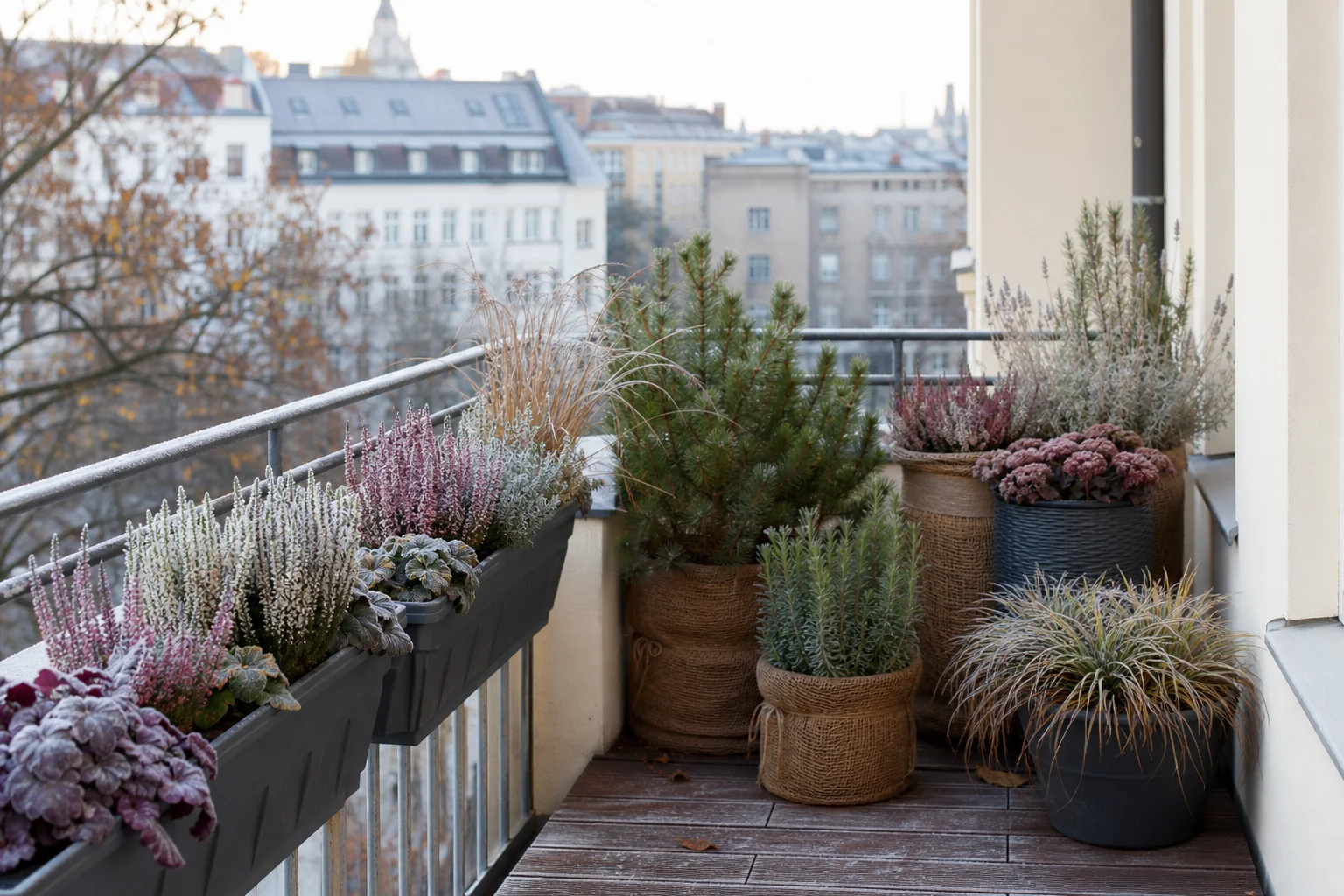 Winterharte Pflanzen für den Balkon: 21 robuste Arten für Kübel und Kästen