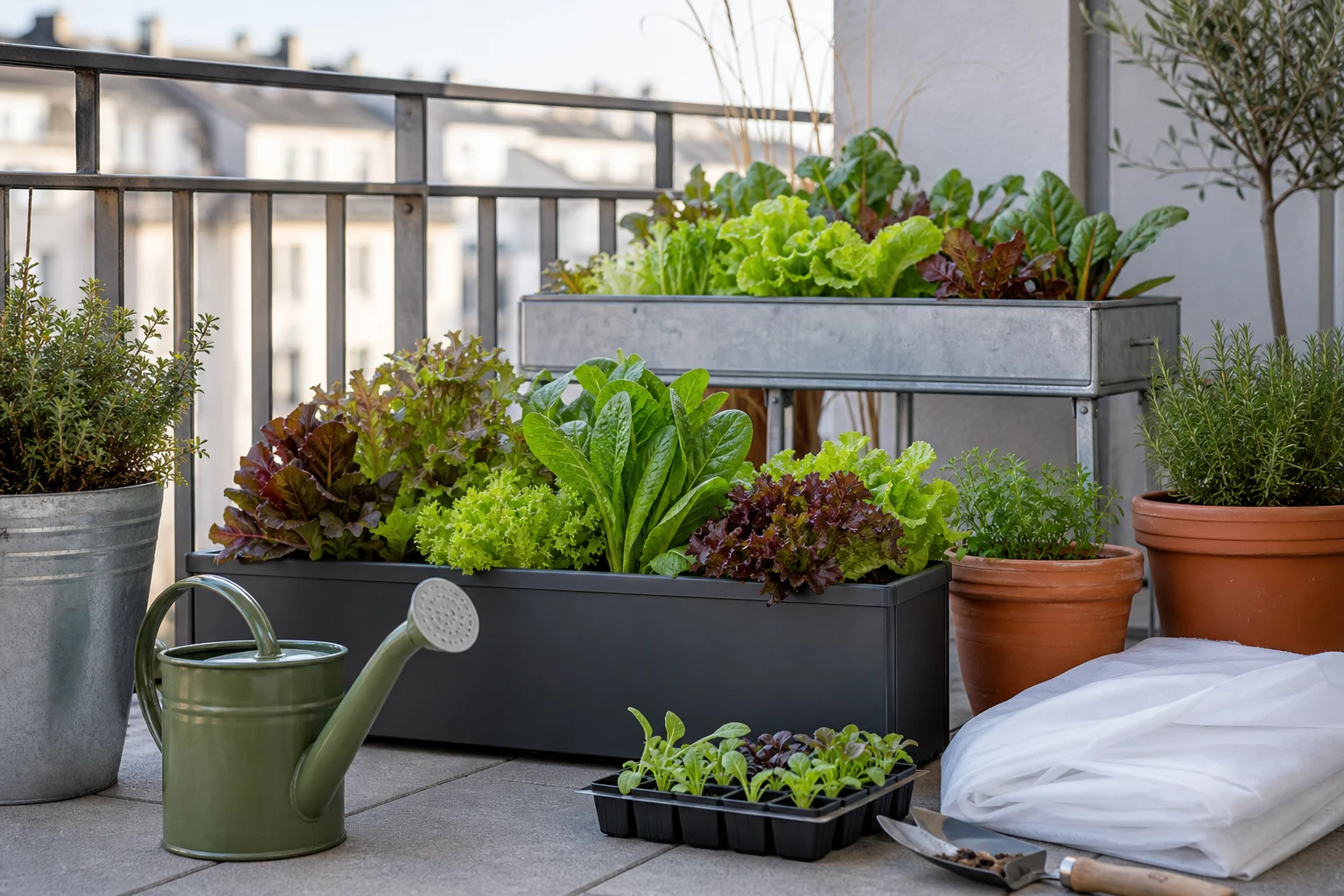Salat Anbauen Balkon Ganzjährig: Anleitung, Tipps und häufige Fehler