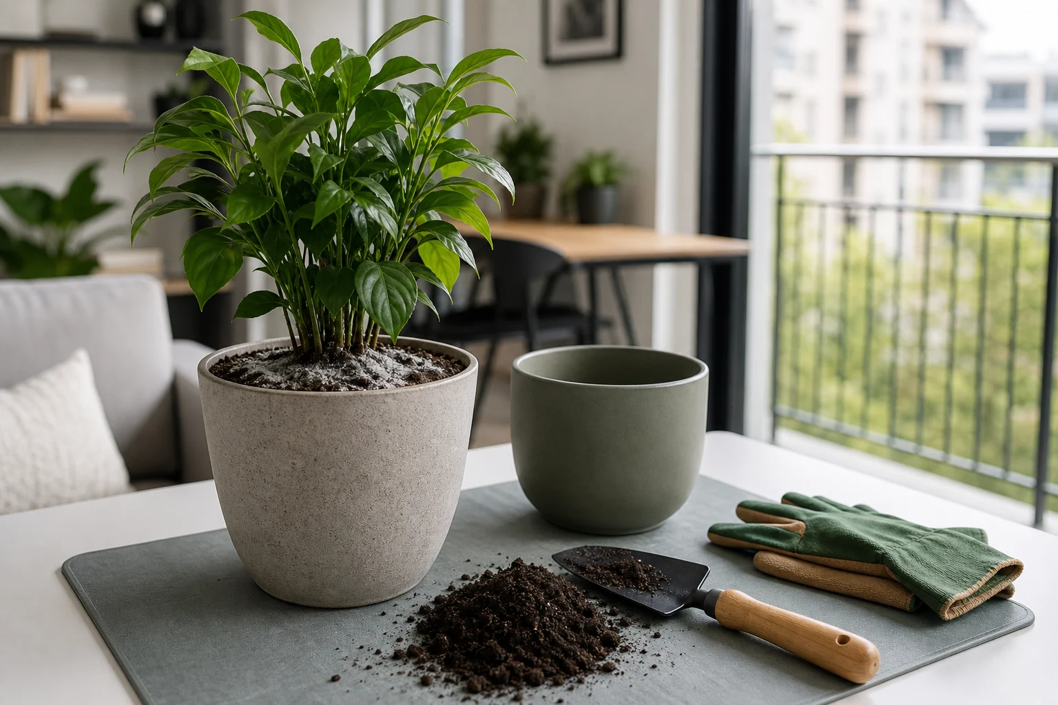 Schimmel Blumenerde gefährlich entfernen: Anleitung und Tipps