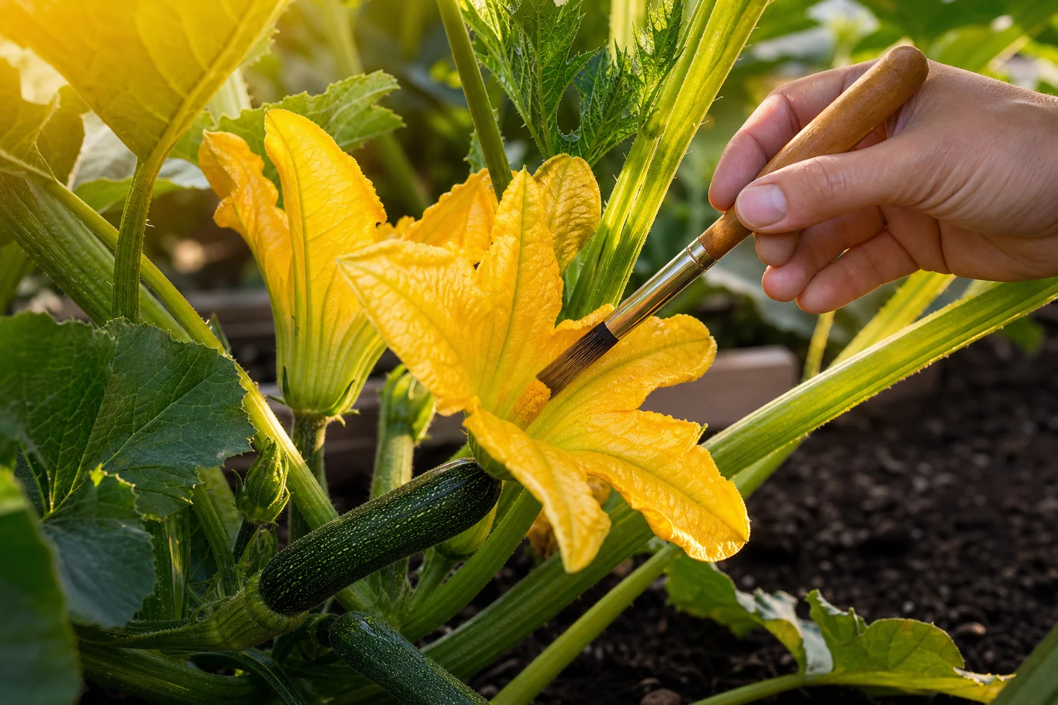 Zucchini befruchten Hand Anleitung: Schritt für Schritt erklärt